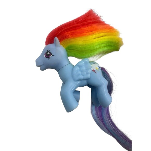 My Little Pony 2019 Retro Rainbow Lot Of 3 Pink Butterfly 6” Fast Shipping - Picture 10 of 16